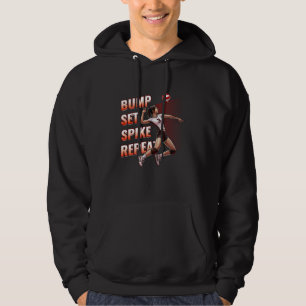 Spiket Upprepa spelets speldag o Hoodie
