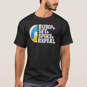 Spiket Upprepa Volleyball Graphic Player Co. T Shirt