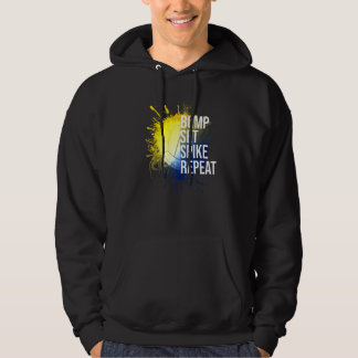 Spiket Upprepa Volleyball-Idrottsman-sport för upp Hoodie