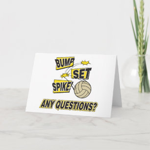 Spiket Volleyball Gift Kort