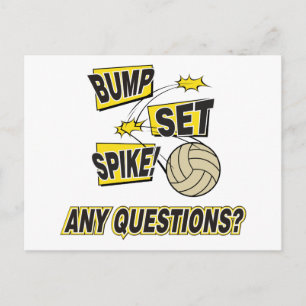 Spiket Volleyball Gift Vykort