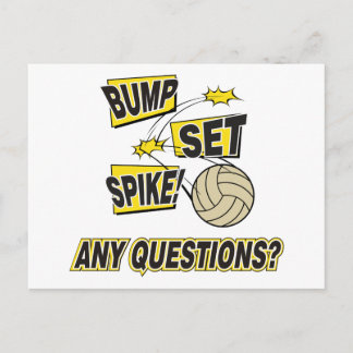 Spiket Volleyball Gift Vykort