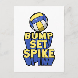 Spiket Volleyball Sport Vykort