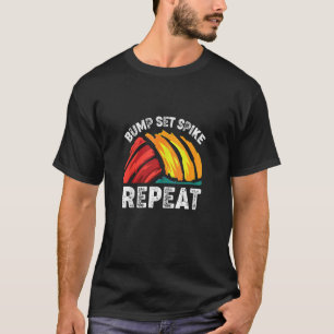 Spiket Volleyball T Shirts Volleyball Kärlek