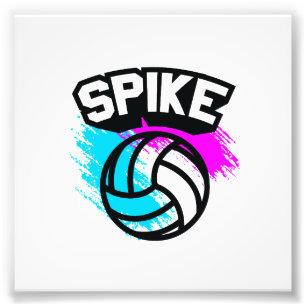 Spikevolleyboll Fototryck