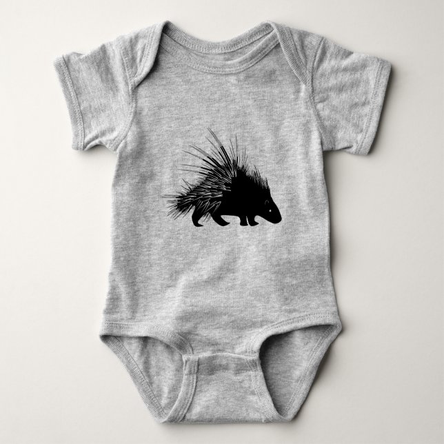 Spiky Porcupine T Shirt (Framsida)