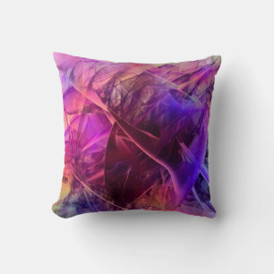 Spiky Shiny Glass Shards Abstract Design Kudde