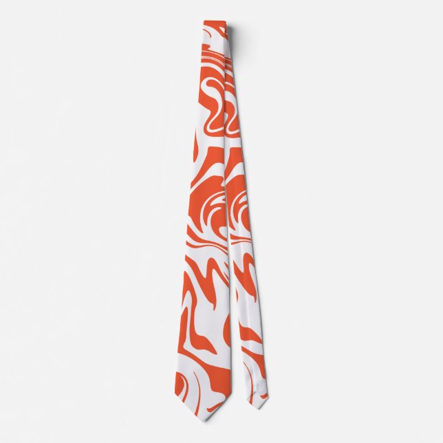 Spill - Orange och Vit Slips (Framsida)