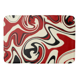 Spill - Red & Cream Badrumsmatta