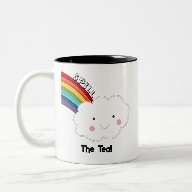 Spill te Två-Tonad mugg (Vänster)