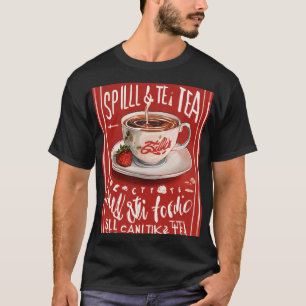 Spill Tea Mode Boba Sticker av Kelly Sueda T Shirt