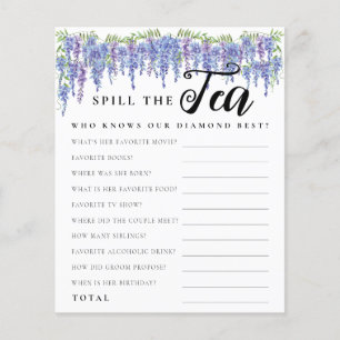 Spill Tea Möhippa Spame för Blommigt av budgeterad Flygblad