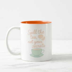 Spill Tea Mugg - Sassy Gossip-kaffe Kopp