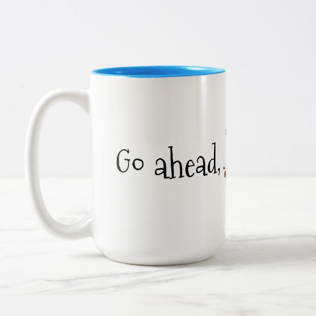 Spill teamuggen - perfekt gåva! Två-Tonad mugg (Vänster)