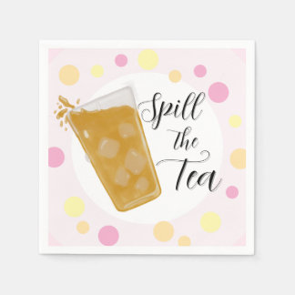 Spill the Tea Party Napkins Pappersservett