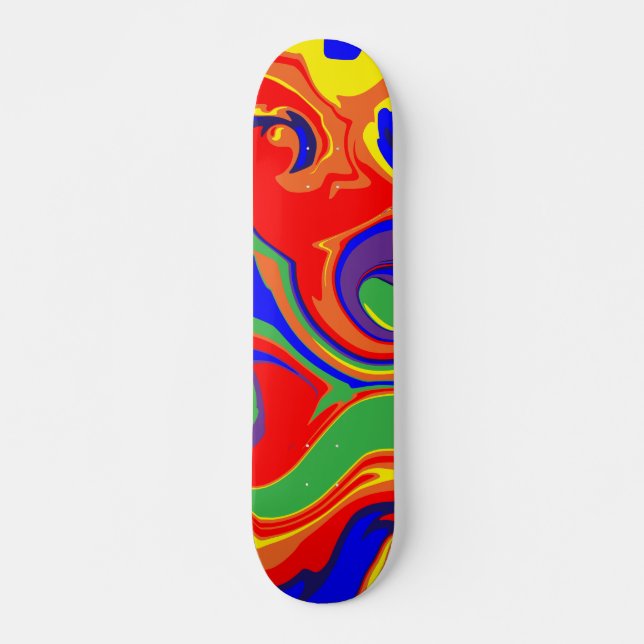 Spill - Vätskervot för vridning Mini Skateboard Bräda 18,5 Cm (Framsida)