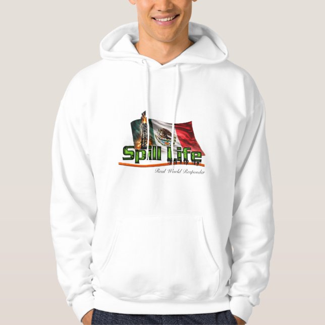 Spilla livet  hoodie (Framsida)