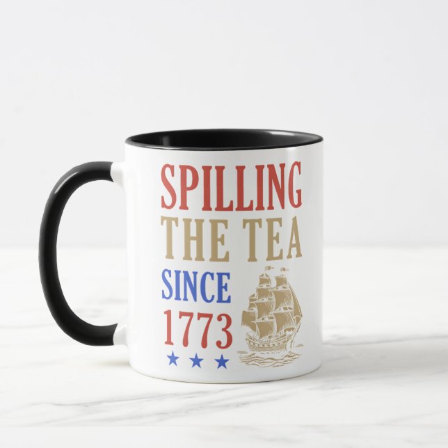 Spillande te sedan 1773 Rolig sengångare Mugg (Vänster)