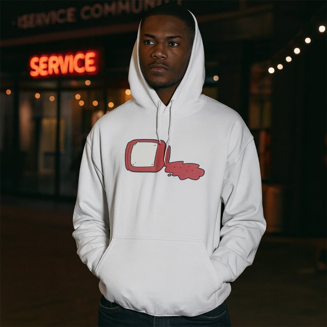 Spillat Sylt Cute Red Jelly Burk Hoodie (Skapare uppladdad)