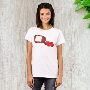 Spillat Sylt Cute Red Jelly Burk T Shirt