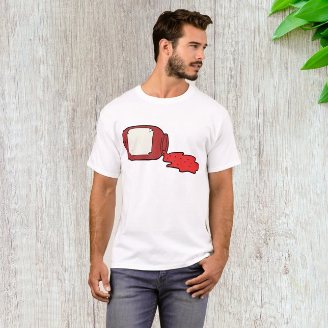 Spillat Sylt Cute Red Jelly Burk T Shirt (Skapare uppladdad)