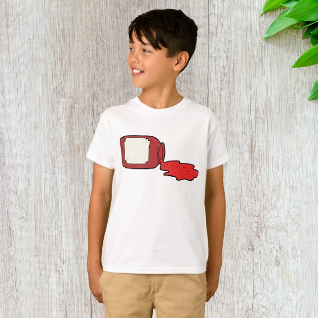 Spillat Sylt Cute Red Jelly Burk T Shirt (Skapare uppladdad)