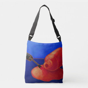 Spilld Nagellack Nagelteknik Totebag Axelväska