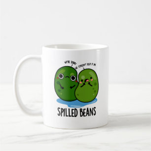 Spilled Beans Funny Veggie Bean Pun Kaffemugg