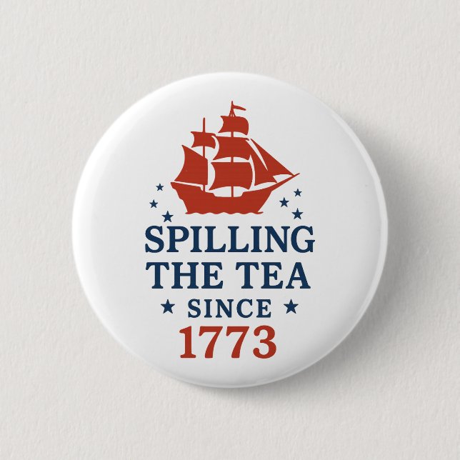 Spiller Te Sedan 1773 Rolig Historia Knapp (Framsida)