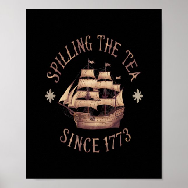 Spiller Te Sedan 1773 Trendigt Meme Poster (Framsidan)