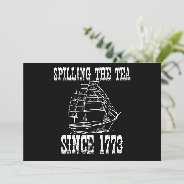 Spiller Teet Sedan 1773 Juli Historia Lärare  Meddelande (Stående Fram)