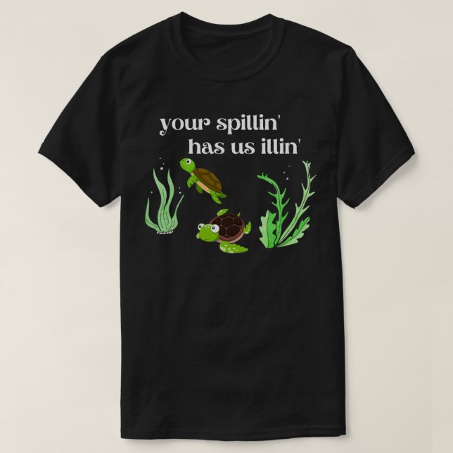 Spillin har oss att läsa in Sparan på Surfan T Shirt (Design framsida)