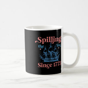 Spillin the Tea sedan 1773 Lustigt 4 juli Party Kaffemugg