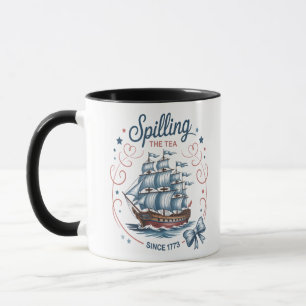 Spilling av teatern sedan 1773, 4:e juli Patriotic Mugg