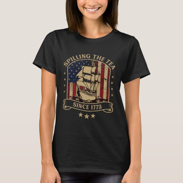 Spilling av teatern sedan 1773 Amerikansk historia T Shirt (Framsida)