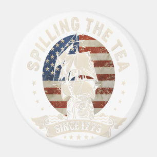Spilling av teatern sedan 1773 patriotisk 4:e juli magnet
