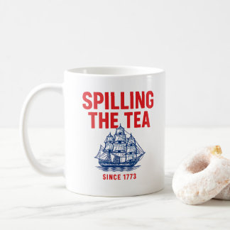 Spilling the Tea sedan 1773. Kaffemugg