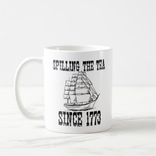 Spilling the Tea sedan 1773. Kaffemugg