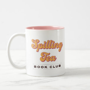 Spillning av Klubben Tea Bok Kaffe Mugg