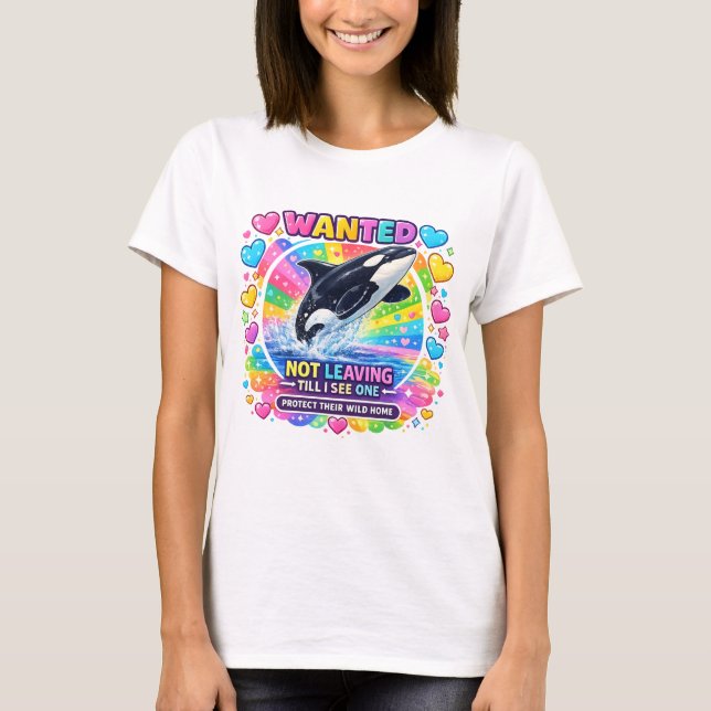 Spillror T-shirt Späckhuggare Djurfantast present (Framsida)