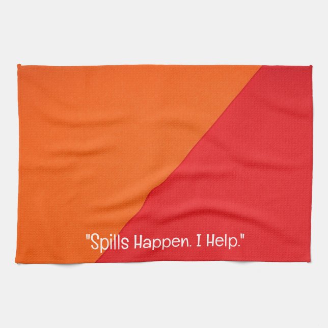 Spills Happen Kitchen Towel Kökshandduk (Horisontell)