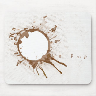 Spillt kaffe Mousepad Musmatta