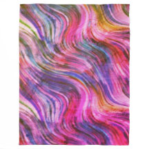 Spilt Bläck Fleece Blanket