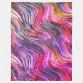 Spilt Bläck Fleece Blanket