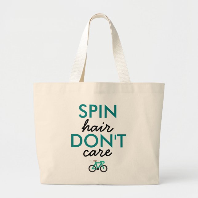 Spin Hair aktar inte Tote Bag Jumbo Tygkasse (Framsidan)