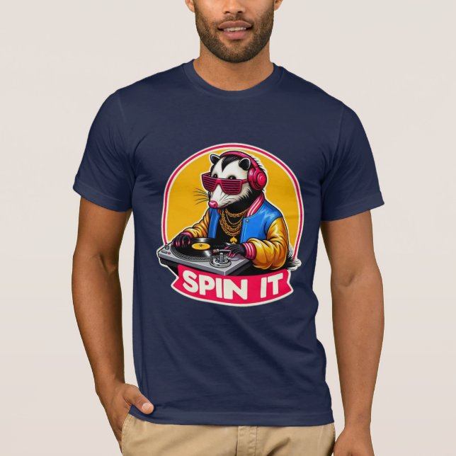 SPIN IT-OPOSSUM DJ 5 T SHIRT (Framsida)