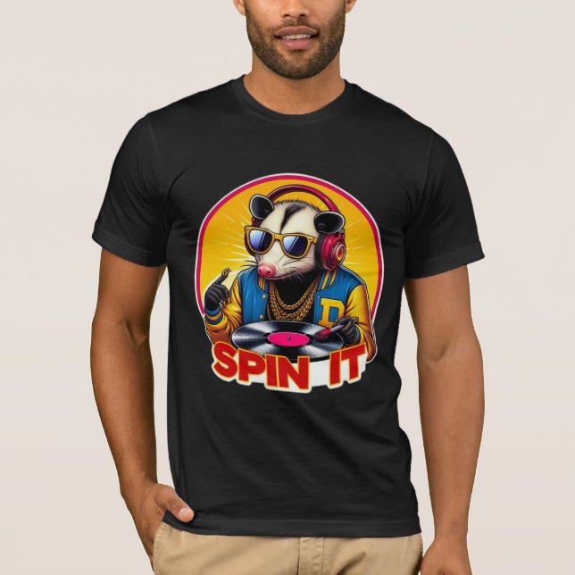 SPIN IT-OPOSSUM DJ 6 T SHIRT (Framsida)
