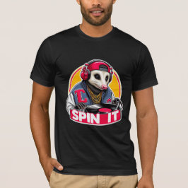 SPIN IT-OPOSSUM DJ T SHIRT