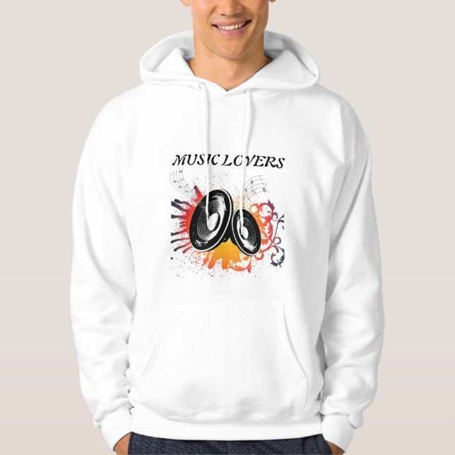 🎧 Spin Stil: DJ Turntable Magic 🔥 Hoodie (Framsida)