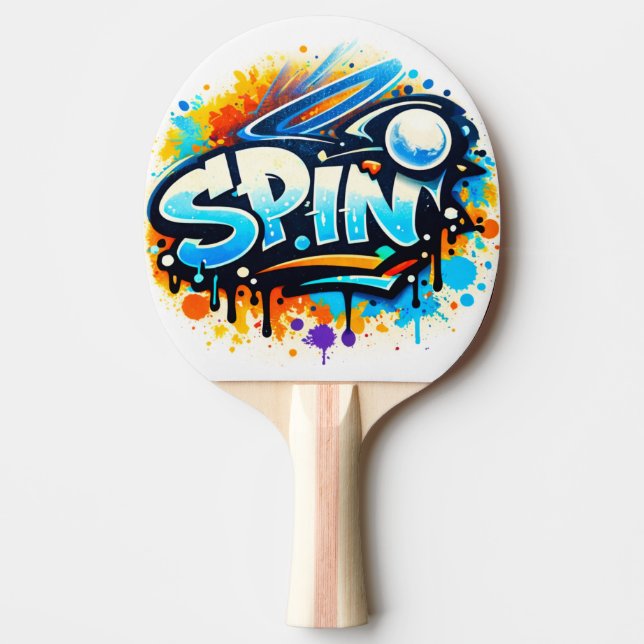 SPIN Tennis Graffiti Pingisracket (Framsidan)